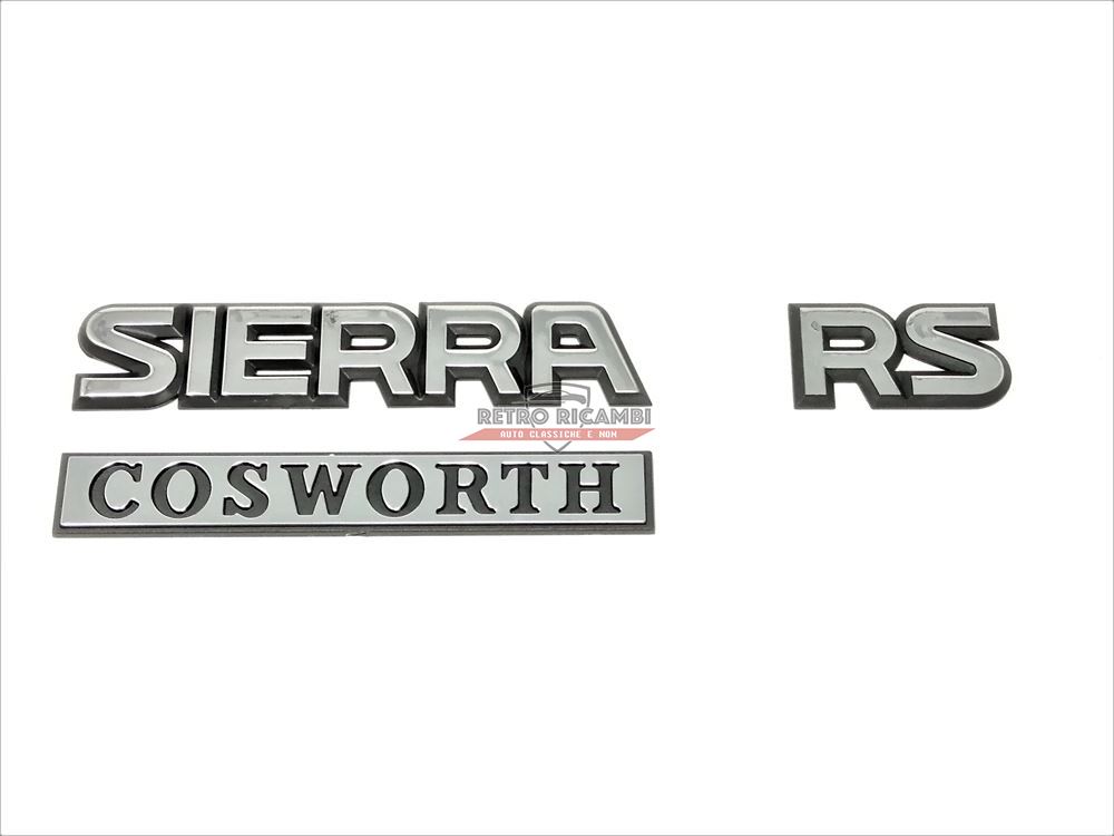 Tailgate badge set Ford Sierra Rs Cosworth
