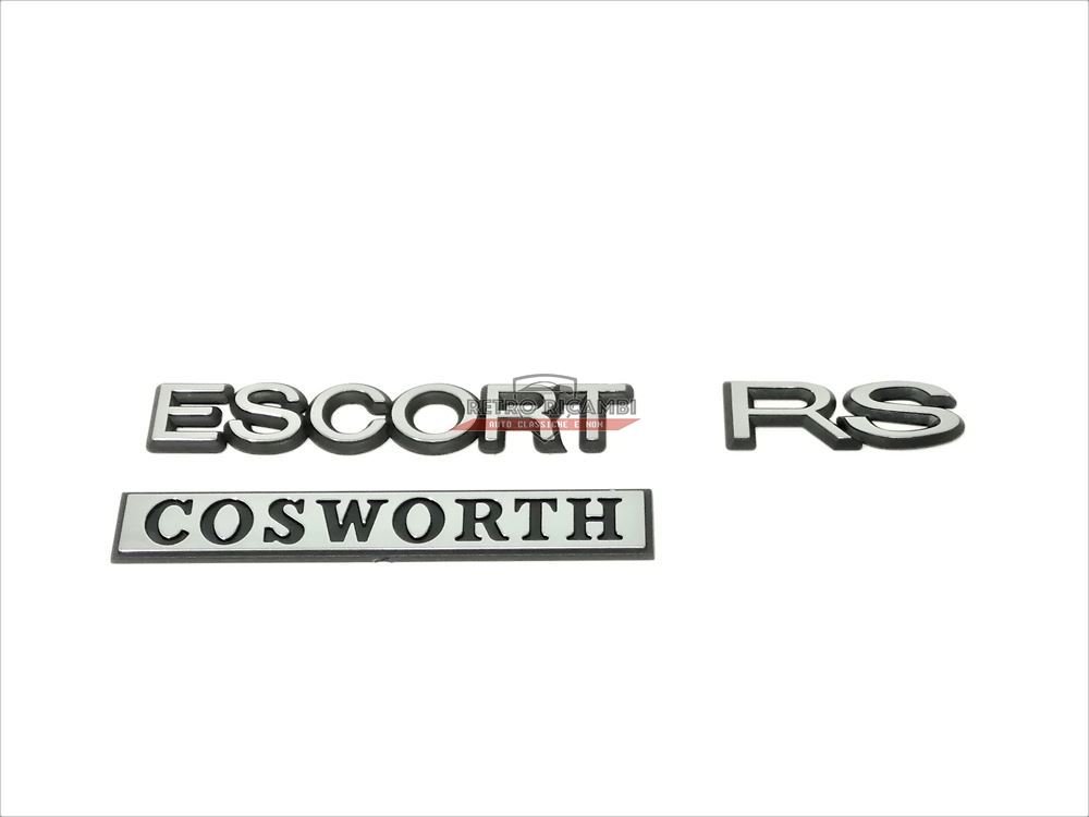 Tailgate badge set Ford Escort Rs Cosworth 4x4