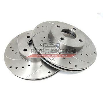 Brembo drilled front brake discs set Ford SierraCosworth 2wd