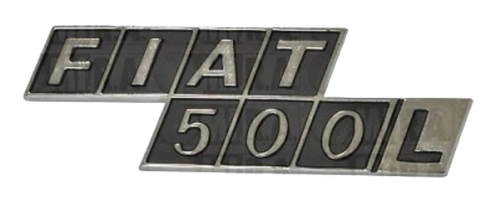 Scritta posteriore in zama FIAT 500 L