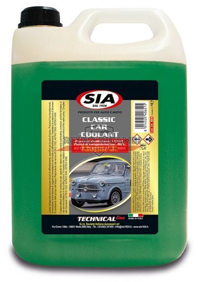 5 litri liquido refrigerante  speciale classic car coolant