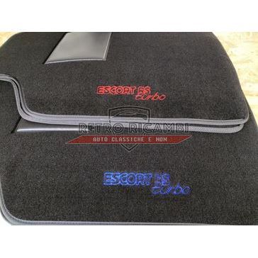Personalized moquette mats set Ford Escort Rs 1.6 Turbo