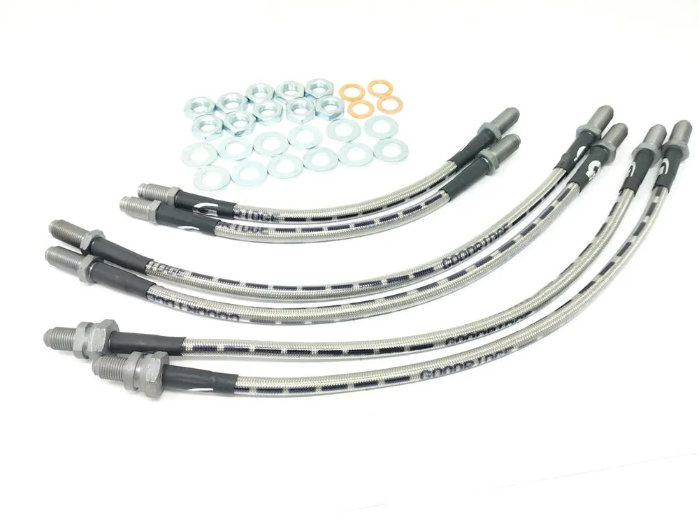 Kit tubi freno in treccia Ford Sierra Rs Cosworth 2wd