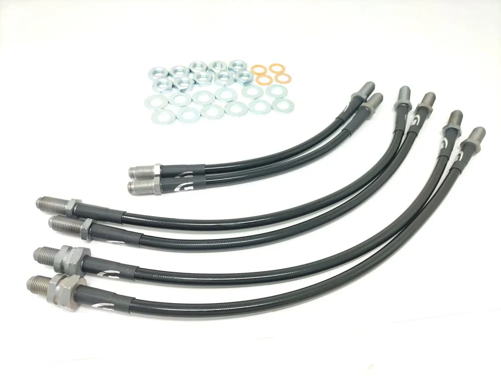 Kit tubi freno in treccia NERA Ford Sierra Rs Cosworth 2wd