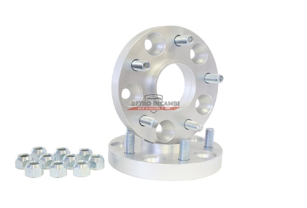Wheel spacer with stud bolt and nut Ford Escort Cosworth